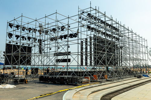 桁架搭建圖片素材下載 建筑攝影素材下的工程建設圖片素材