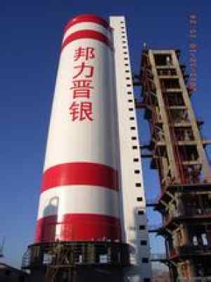 臨潼區(qū)電廠煙囪刷色環(huán)航標(biāo)工程與園林景觀工程設(shè)計 工業(yè)與生態(tài)的和諧融合