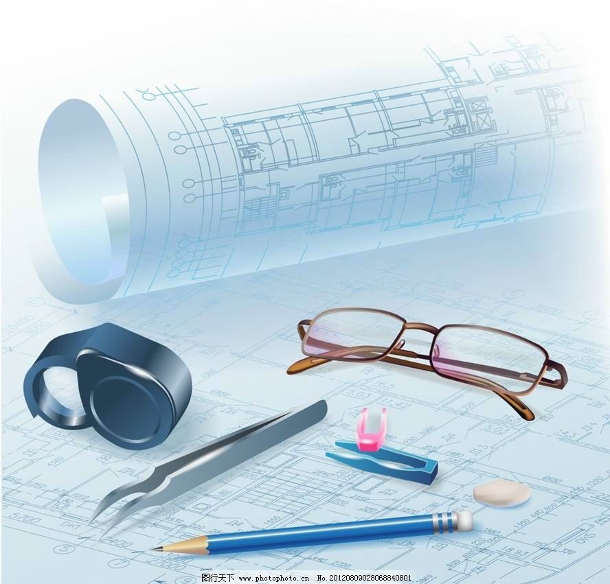 建筑工程圖紙、辦公用品與園林景觀工程設(shè)計的融合之道